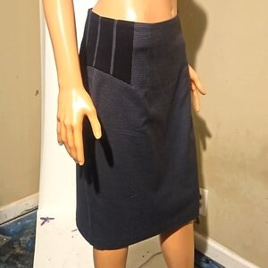 Worthington Grey Plaid Highwaisted Pencil Skirt